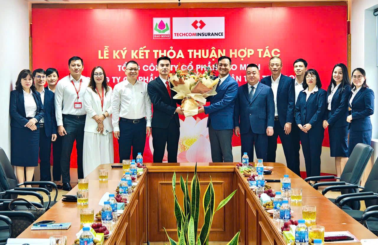 Công ty Cổ phần Bảo hiểm Phi nhân thọ Techcom và Tổng Công ty Cổ phần Bảo Minh ký kết thỏa thuận hợp tác chiến lược