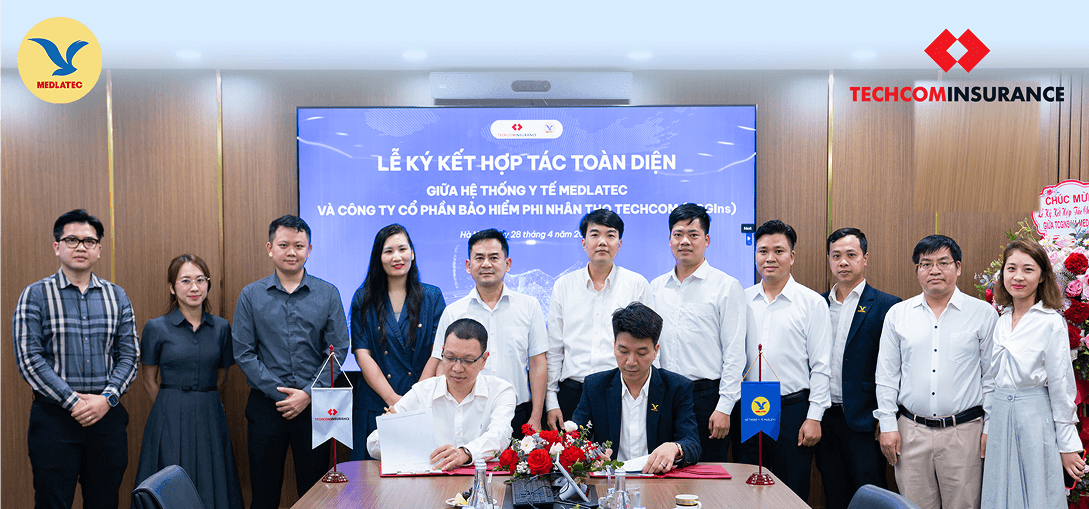 Techcom Insurance hợp tác chiến lược toàn diện với MEDLATEC GROUP