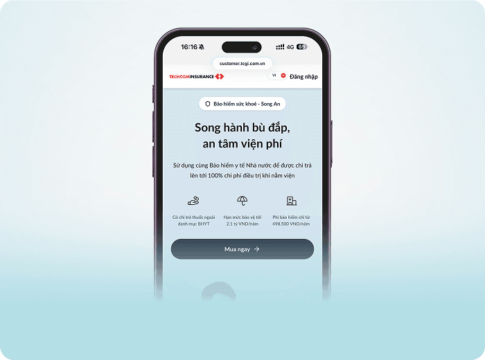 Mua tại website Techcom Insurance